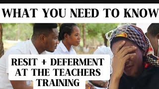 MUST KNOW: The meaning of Deferment,Resit +Credit Hours and Supplementary sheets..#teacherstraining