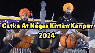 Gatka At Nagar Kirtan Kanpur 2024 #gatka #khalsa #gatkalovers #punjabi #kanpur #gatkavideo