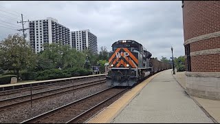 Summer trains of Wheaton and Glen Ellyn IL