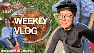 WEEKLY VLOG 🐶 // zakuwam na egzamin📚 / gotowanie / górki i dołki adopcji / ex kompleksy🩱/ rower ❤️