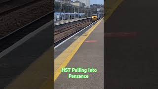 Intercity 125 HST pulling into Penzance Cornwall #train