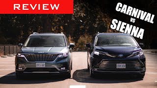 Comparison Review: 2022 Kia Carnival vs 2021 Toyota Sienna Hybrid / Don't Call These Minivans