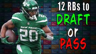 2024 Fantasy Football: 12 RBs to Draft or Pass