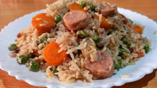 Incredibly Simple Fast Fluffy Vegetable Rice The Whole Family Loves It 💯 amazingly Delicious