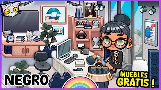 🌈 Creo y decoro GRATIS la NUEVA OFICINA Arcoíris en AVATAR WORLD (Black) PARTE 4 | Avatar World ✨