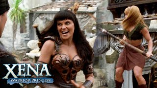 Xena and Gabrielle Show Off Their EPIC Battle Skills | Hercules & Xena