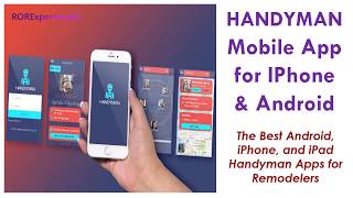 Handyman Mobile App for IPhone and Android - Handyman On Demand