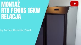 Montaż kotła na pellet NBE  Feniks (Phoenix) 16kW (relacja)