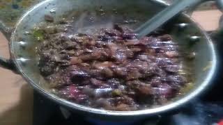 How to make goat blood poriyal?