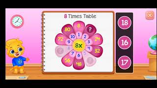 Multiplication flower times table🔢 sifir kaedah bunga