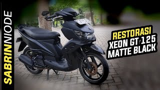 Restorasi Yamaha Xeon GT 125 2014 Warna Hitam