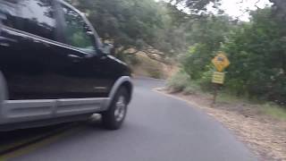 Black Ford Explorer Lic#4TAF111 vs Cyclist Near Miss Collision:May 27, 2017: