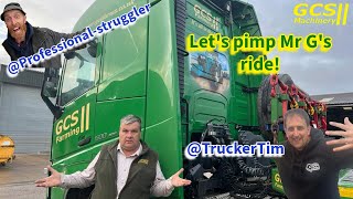 Michael is on a mission at Truckfest to pimp up his Volvo FH4!