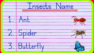 Insects Name | 10 Insects Name | Insects Name in English | Insect Name | Name of Insects | Insects