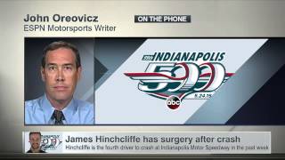 Hinchcliffe undergoes surgery after crash