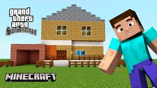 I Made CJ's House In MINECRAFT | AR Gaming World