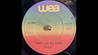 Ph.D - I Won't Let You Down (1982)