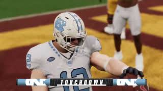 College Football 25 North Carolina vs Minnesota 2024 Gameplay PS5