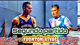 Revancha Abraham y Panchito de Añil vs Chatito y Carisma Frontón Rivas segundo partido