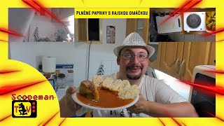 Plněné papriky s rajskou omáčkou - Recept | CZ 1080p