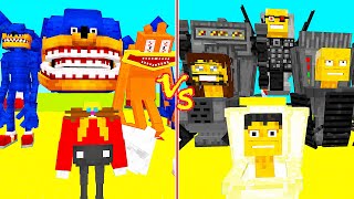 Shin Sonic Tapes Vs Titan Scientist Skibidi Toilet In Minecraft. Which Team Is Strongest?