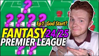 Premier League Fantasy 24/25🏆 Ep1: God Start?