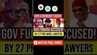 Pro Wike Lawyers EXPOSE Governor Fubara in Rivers assembly FIRE scandal! 🔥