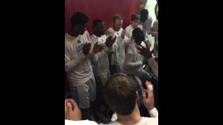 North Carolina players crazy pre-game dance - North Carolina vs Villanova - NCAA Final 2016