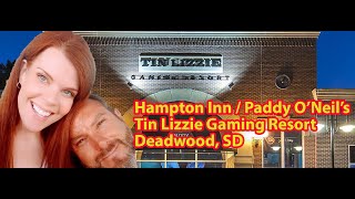 Room tour (and perks!) Hampton Inn @ Tin Lizzie Gaming Resort Casino, Deadwood, SD