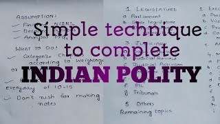 How to read Indian polity for UPSC CSE prelims and mains|UPSC CSE polity reading techniques