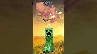 Hoglin Vs All Dangerous Mobs In Minecraft... #minecraftmob #herobrine #minecraft #gaming