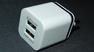 Зарядное устройство для телефона 2 USB 2.1A + 1A NOKOKO-10 Dual USB Ports 5 В 2.1/1A