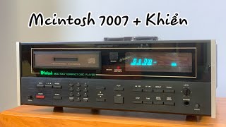 [CD ĐÃ BÁN] CD Mcintosh MCD7007 + Khiển Zin - Hoàng Audio SG 0838.449.449