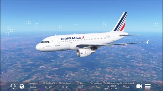 CDG-LHR|Air France A318|Infinite Flight|