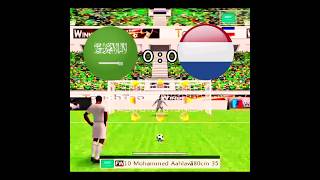 SAUDI ARABIA VS NETHERLANDS  PENALTY SHOOTOUT #shorts #viral #football