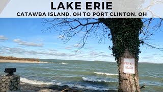 Driving Along Lake Erie from Catawba Island, OH to Port Clinton, OH