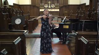 Keila Wakao performs Wieniawski's Violin Concerto No. 2 in D minor, Op. 22, Allegro moderato