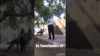 Speech by Ramchandra sir