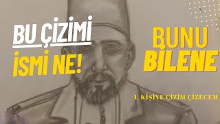 Kara Kalem Portre Çizimi | İLK İSİM BULANA'! HEDİYE VAR | 🎁 | İSİMİ İLK BULAN O KİŞİYE ÇİZİM HEDİYE!