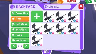 How to get a free shadow dragon in adopt me Roblox 😱😨