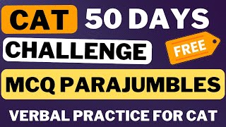 CAT 50 days challenge | Verbal | Day 3: Tips & hacks to improve Parajumbles +Practice