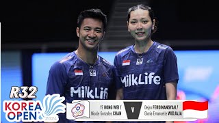 Dejan Ferdinansyah/Gloria Emanuelle vs Ye Hong Wei/Nicole Gonzales || R32 Korea Open 2024