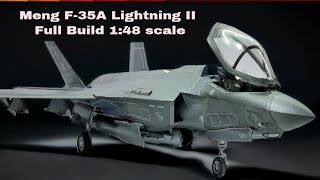 MENG F-35A Lockheed Martin Lightning Fighter 1:48 scale Full Build