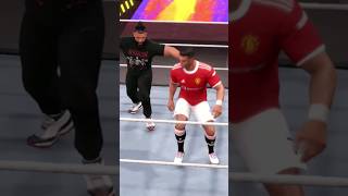 Roman range Vs Ronaldo 5.9M views wwe fight #short #shorts #wwe #wrestling  #shortsfeed #gaming