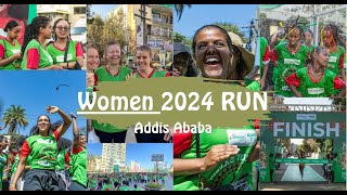 2024 WOMEN'S RUN #WOMEN FIRST 5KM #ethiopia #run #2024 #events Addis Ababa