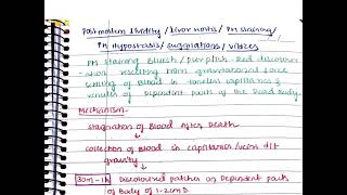 Post mortem lividity | forensic medicine  | livor mortis | 3rd year mbbs