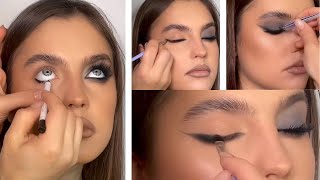 Asmr how to make eyeliner how to set eyebrows makeup #mrnajeebideas