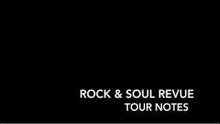 Tour Notes || Rock And Soul Revue with Dave Mason, Gretchen Rhodes and Steve Cropper