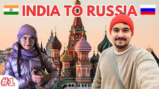 Travelling to Russia 🇷🇺 with Russian Airlines, Aeroflot ✈ New Delhi to Moscow