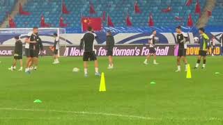 LATIHAN TERAKIR TIMNAS DI CHINA